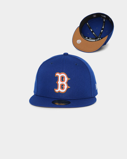 New Era Boston Red Sox "Cereal Wheat Bottoms" 59FIFTY Fitted Light Royal