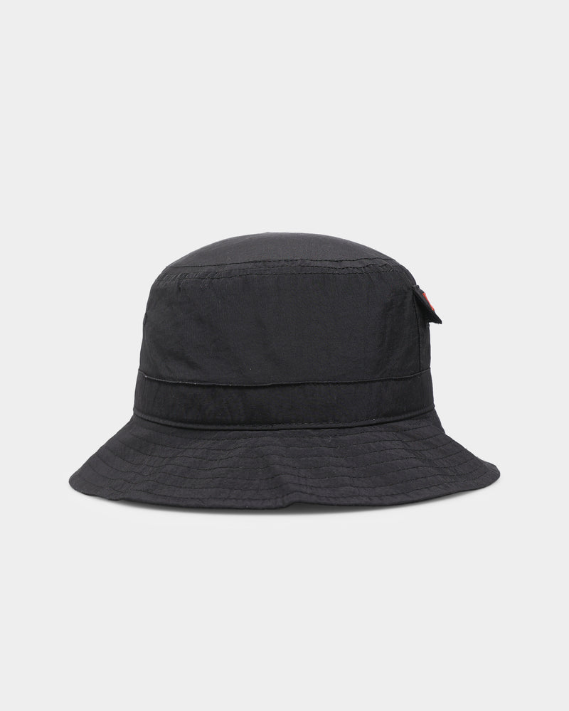 X-LARGE Nylon Stash Bucket Hat Black/Orange