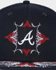 New Era Atlanta Braves 'Flare Designs' 59FIFTY Fitted Original Team Colours