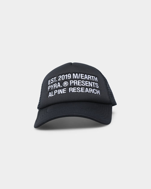 Pyra Alpine Trucker Hat Black