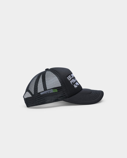 Pyra Alpine Trucker Hat Black