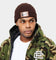 Carre Le Plaque Waffle Beanie Dark Brown