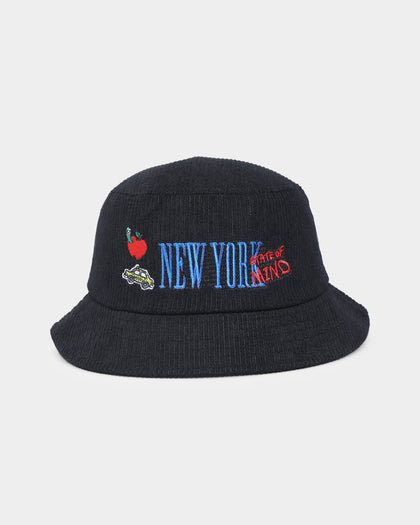 Goat Crew New York Cord Bucket Hat Black