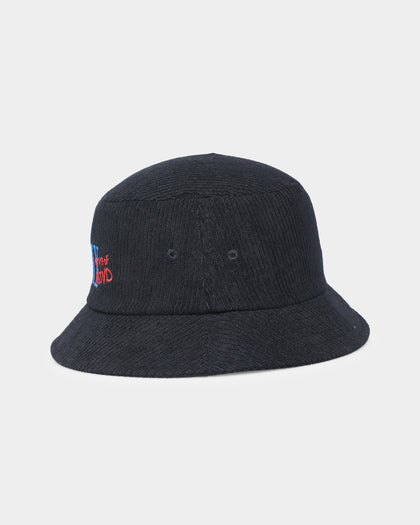 Goat Crew New York Cord Bucket Hat Black