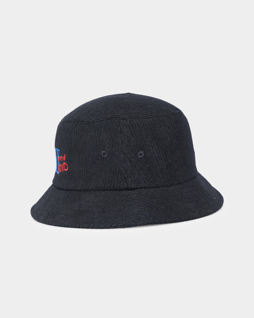 Goat Crew New York Cord Bucket Hat Black