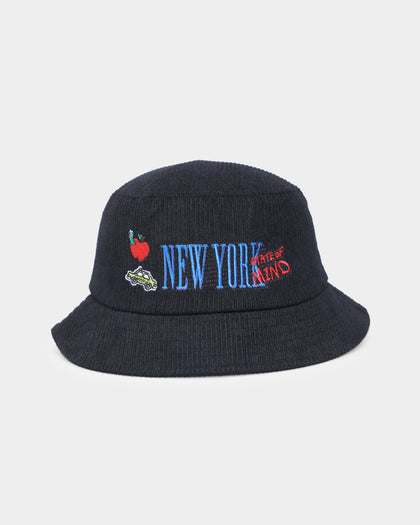 Goat Crew New York Cord Bucket Hat Black