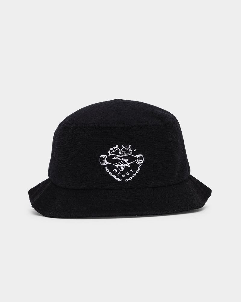 Rats Get Fat Forget Me Bucket Hat Black