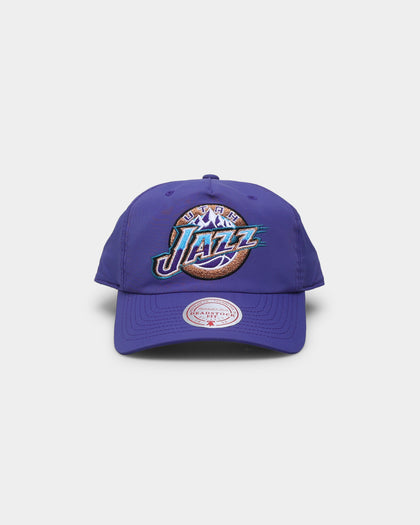 Mitchell & Ness Utah Jazz 'Nylon Hardwood Classics Logo' Deadstock Snapback Original Team Colours