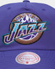 Mitchell & Ness Utah Jazz 'Nylon Hardwood Classics Logo' Deadstock Snapback Original Team Colours