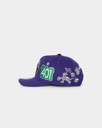 Mitchell & Ness Toronto Raptors 'Highway' Pro Crown Snapback Purple