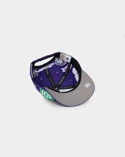 Mitchell & Ness Toronto Raptors 'Highway' Pro Crown Snapback Purple