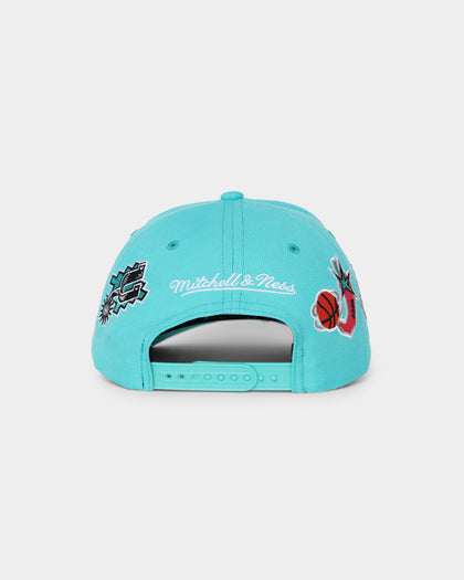 Mitchell & Ness San Antonio Spurs 'Highway' Pro Crown Snapback Dark Teal