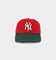 47 Brand New York Yankees 'Scarlet Pines' Clean Up Strapback Red/Dark Green
