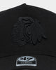 47 Brand Chicago Blackhawks 47 MVP DT Snapback Black/Black