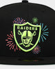 New Era Oakland Raiders 'New Year's Eve' 59FIFTY Fitted Black