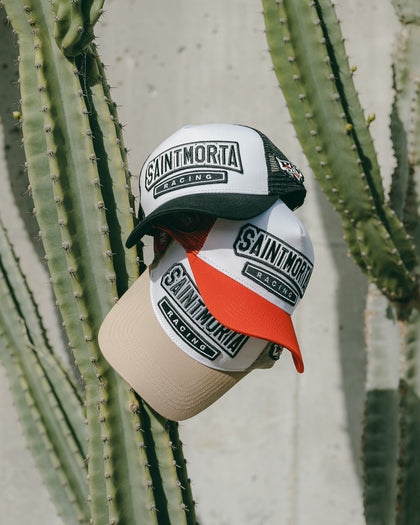 Saint Morta Pro Racing Trucker Cap Snapback Red/White