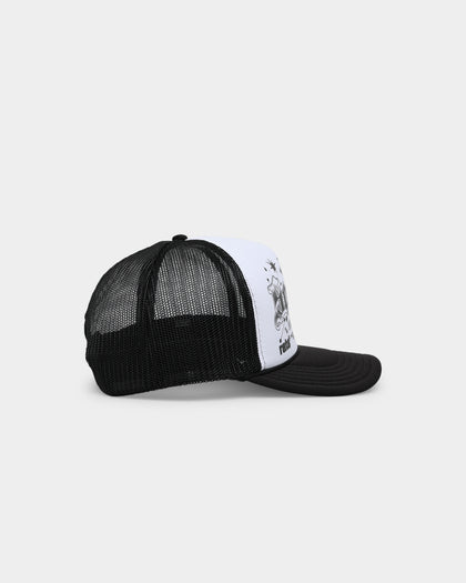 Rats Get Fat Scorpio Trucker Snapback Black/White