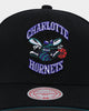 Mitchell & Ness Charlotte Hornets 'Wool Blend' Snapback Black