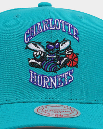 Mitchell & Ness Charlotte Hornets 'Wool Blend' Snapback Teal