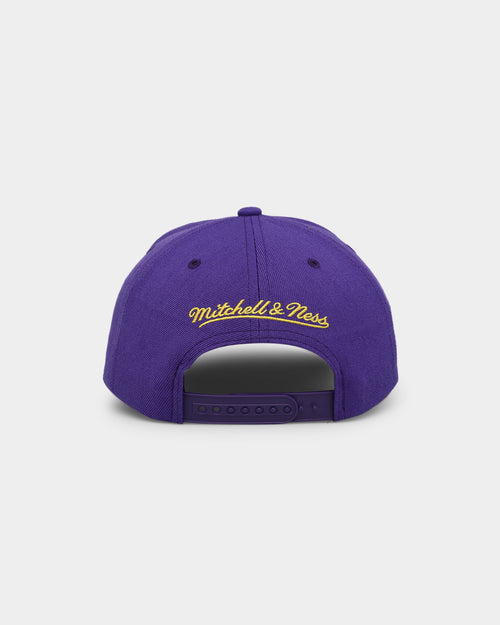 Mitchell & Ness Los Angeles Lakers 'Wool Blend' Snapback Purple