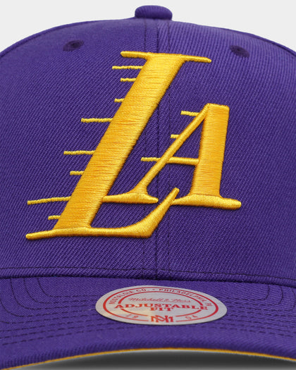 Mitchell & Ness Los Angeles Lakers 'Wool Blend' Snapback Purple