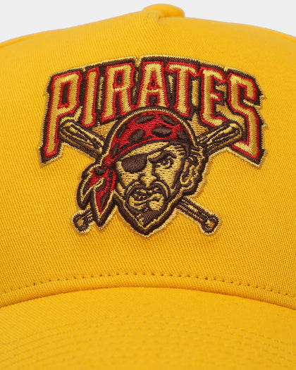 47 Brand Pittsburgh Pirates 'Mustard & Ketchup' Sure Shot MVP DT Snapback Yellow/Red