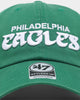 47 Brand Philadelphia Eagles 47 Clean Up Strapback Kelly Green