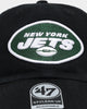 47 Brand New York Jets 47 Clean Up Strapback Black