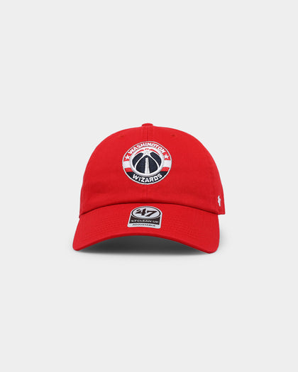 47 Brand Washington Wizards 47 Clean Up Strapback Red