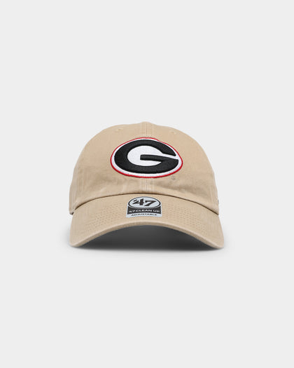 47 Brand Georgia Bulldogs '47 Clean Up Strapback Khaki