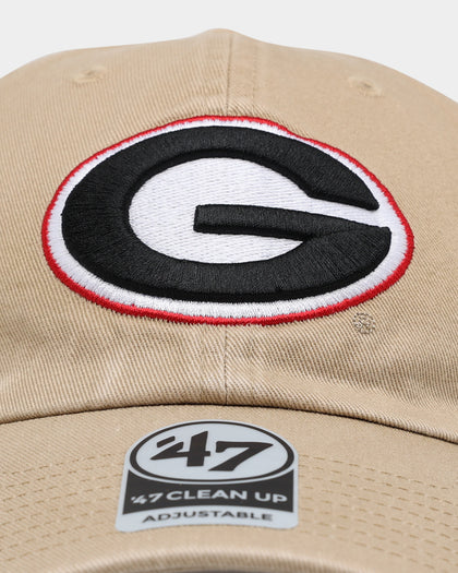 47 Brand Georgia Bulldogs '47 Clean Up Strapback Khaki