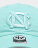 47 Brand North Carolina Tar Heels UNC '47 Clean Up Strapback Tiffany Blue