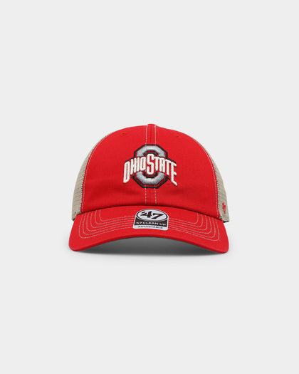 47 Brand Ohio State Buckeyes Trawler '47 Clean Up Strapback Red