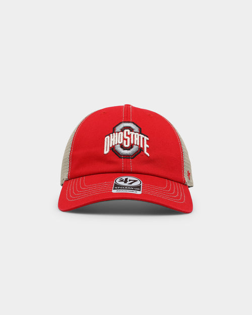 47 Brand Ohio State Buckeyes Trawler '47 Clean Up Strapback Red