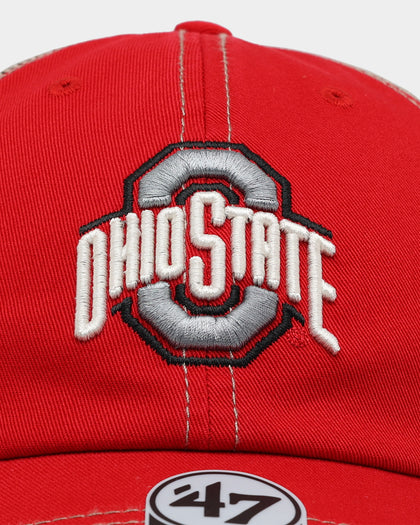 47 Brand Ohio State Buckeyes Trawler '47 Clean Up Strapback Red