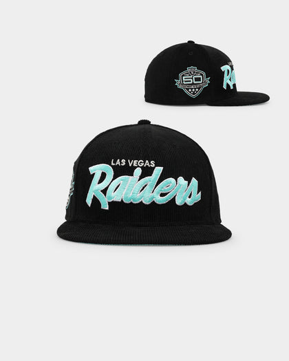 New Era Las Vegas Raiders 'Black Cord Blue Tint' 59FIFTY Fitted Black