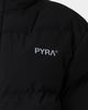 PYRA Sherpa Puffa Jacket Black/White