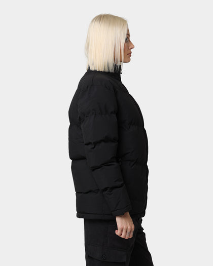 PYRA Sherpa Puffa Jacket Black/White