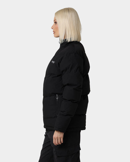 PYRA Sherpa Puffa Jacket Black/White