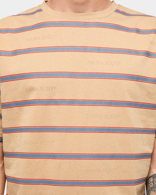 Nana Judy Riviera Stripe T-Shirt Beige