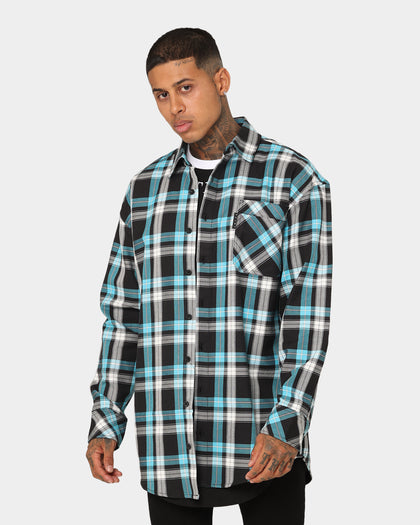 Saint Morta Prima Flannel Shirt Cyan
