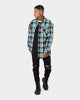 Saint Morta Prima Flannel Shirt Cyan