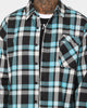 Saint Morta Prima Flannel Shirt Cyan