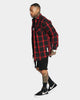 Saint Morta Men's Prima Long Sleeve Flannel Shirt Red/Black