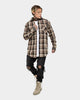Saint Morta Prima Long Sleeve Flannel Shirt Brown