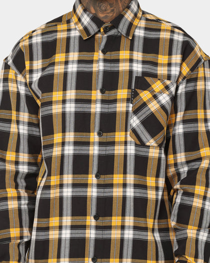 Saint Morta Prima Long Sleeve Flannel Shirt Yellow