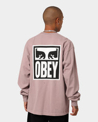 Obey Eyes Icon 2 LS T-shirt Gallnut