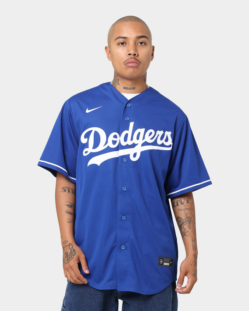 Nike Men's MLB Los Angeles Dodgers Replica Alternate Baseball Jersey Royal  Blue