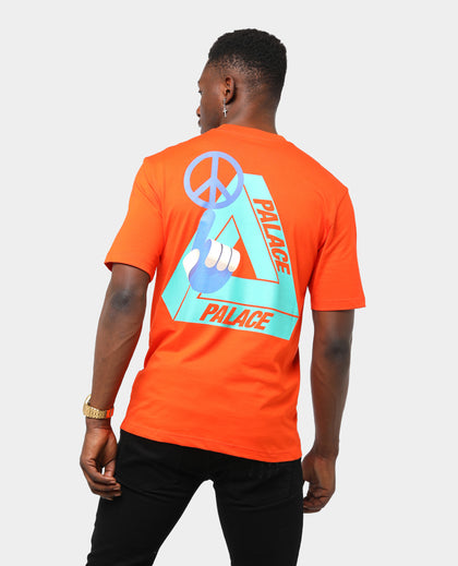 Palace Men's Tri-Smiler T-Shirt Orange Red