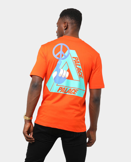 Palace Men's Tri-Smiler T-Shirt Orange Red